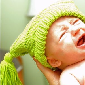 Hand-knitted Double Tassle Hat